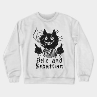 belle and sebastian and the bad cat Crewneck Sweatshirt